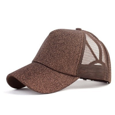 Casquette De Baseball À Chignon Désordonné
