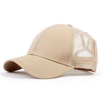 Casquette De Baseball À Chignon Désordonné