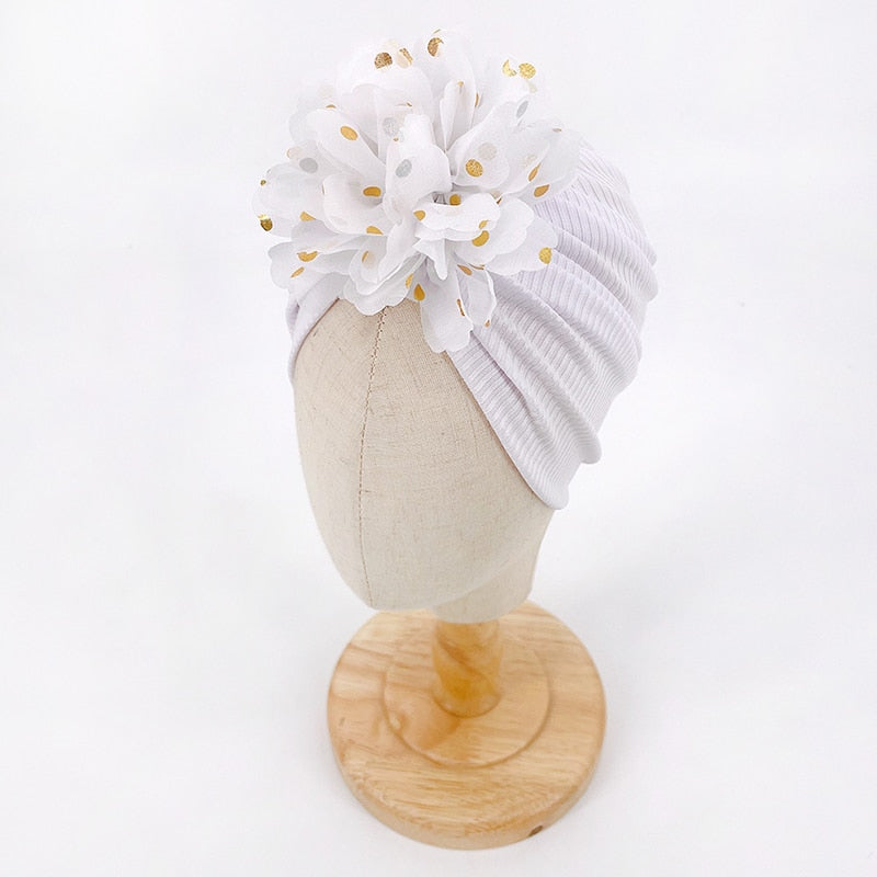 Chapeau Turban À Volants Pour Bébé
