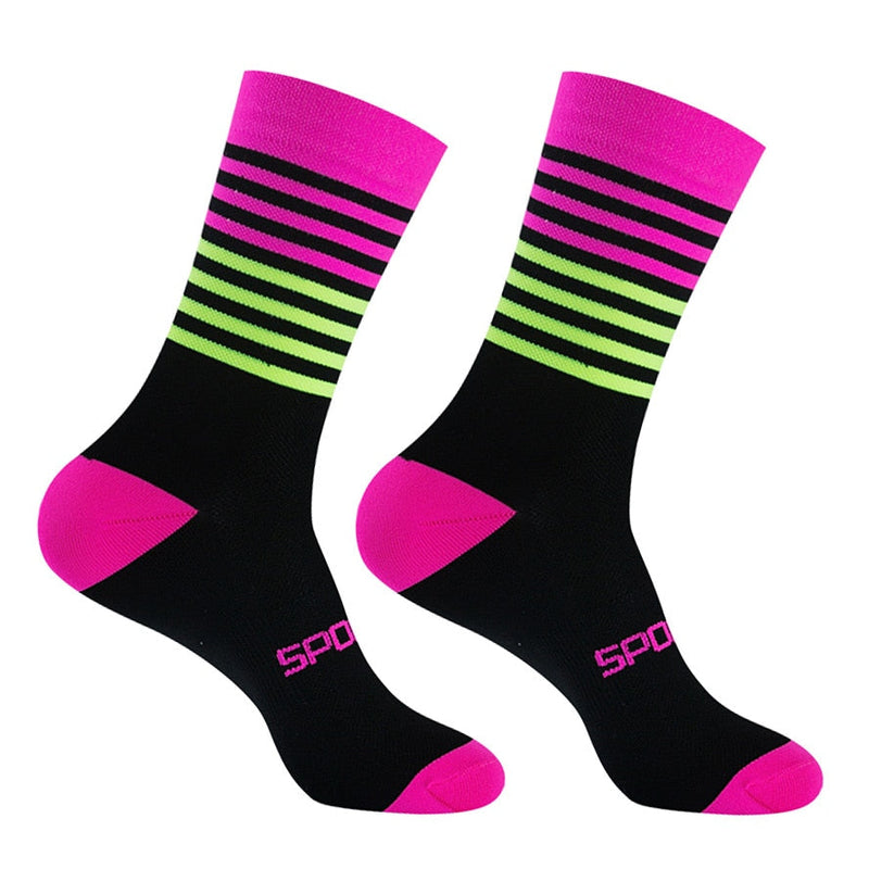 Chaussettes De Sport Unisexes Colorées