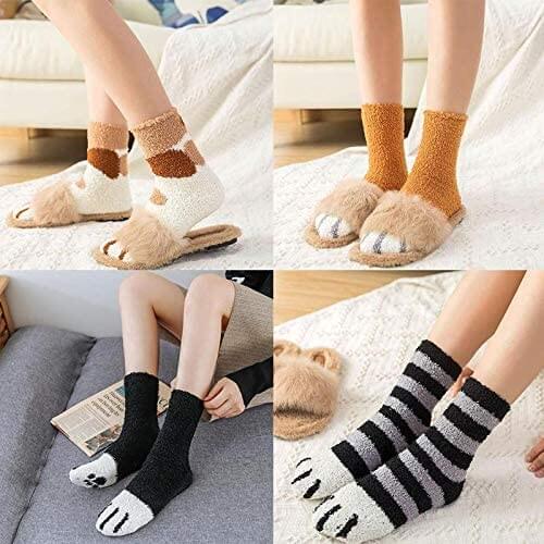 Chaussettes Pattes De Chat