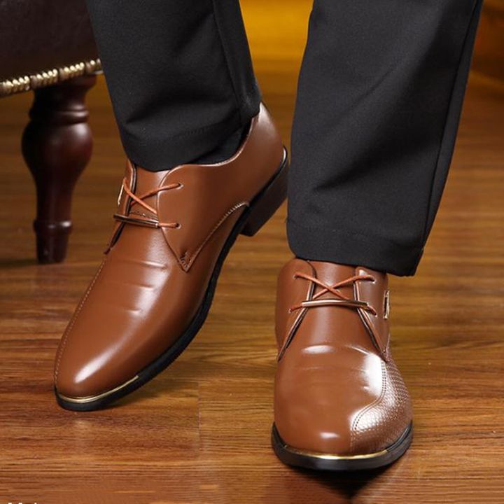 Chaussures Classiques En Cuir Pour Homme