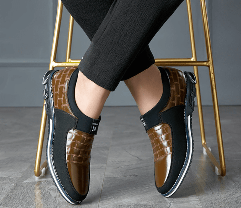Chaussures En Cuir Respirantes Pour Hommes