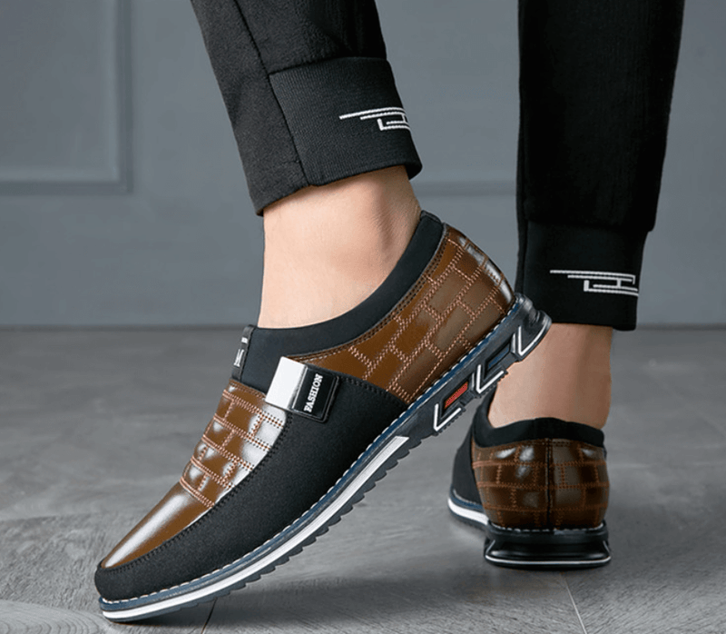 Chaussures En Cuir Respirantes Pour Hommes