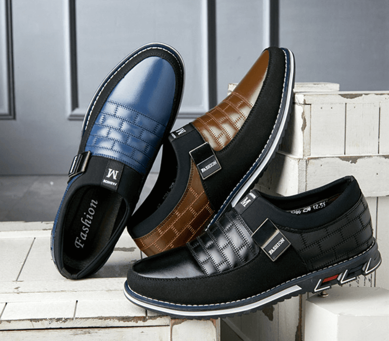 Chaussures En Cuir Respirantes Pour Hommes
