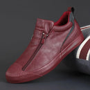 Chaussures Vulcanisées En Cuir Microfibre Pour Hommes