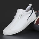 Chaussures Vulcanisées En Cuir Microfibre Pour Hommes