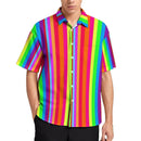 Chemise Pour Hommes À Rayures Arc-En-Ciel