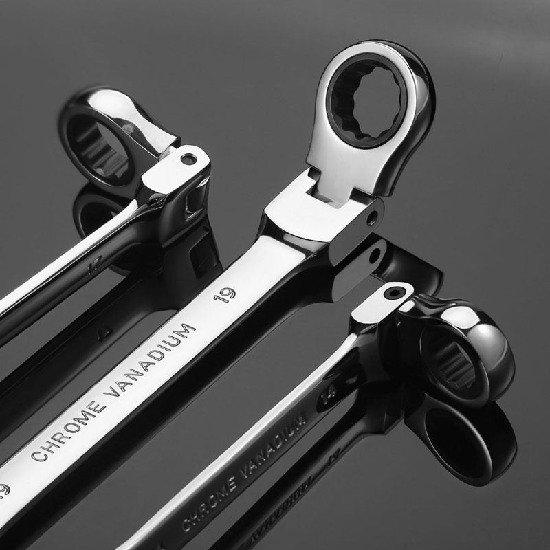 Clé À Cliquet Pour Tubes Avec Tête Flexible