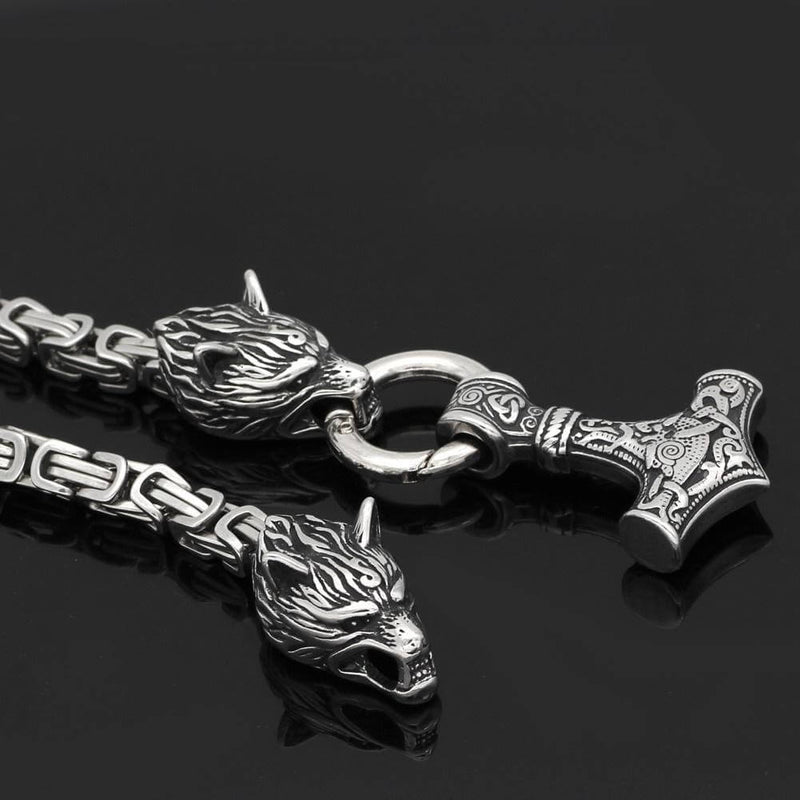 Collier Avec Pendentif Marteau De Thor