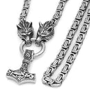 Collier Avec Pendentif Marteau De Thor