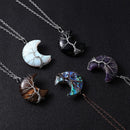 Collier Demi-Lune Arbre De Vie