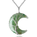 Collier Demi-Lune Arbre De Vie