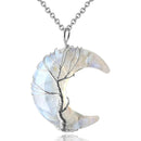 Collier Demi-Lune Arbre De Vie