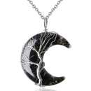 Collier Demi-Lune Arbre De Vie