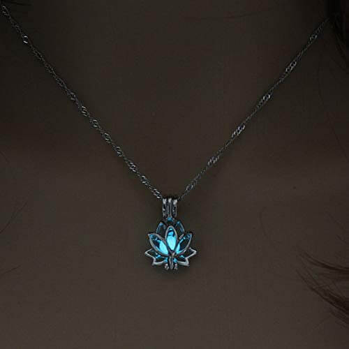 Collier Fleur De Lotus Lumineuse