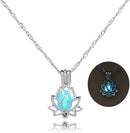 Collier Fleur De Lotus Lumineuse