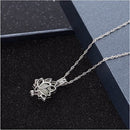 Collier Fleur De Lotus Lumineuse