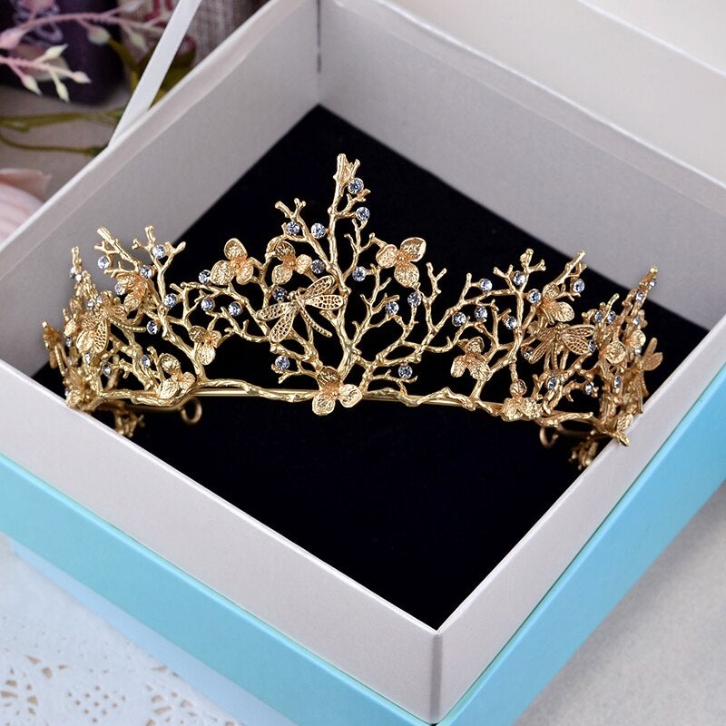 Couronne De Cueilleur De Bois Libellule D'Or