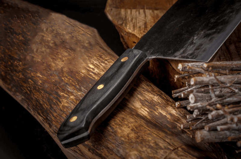 Couteau De Chef De Cuisine Forgé À La Main