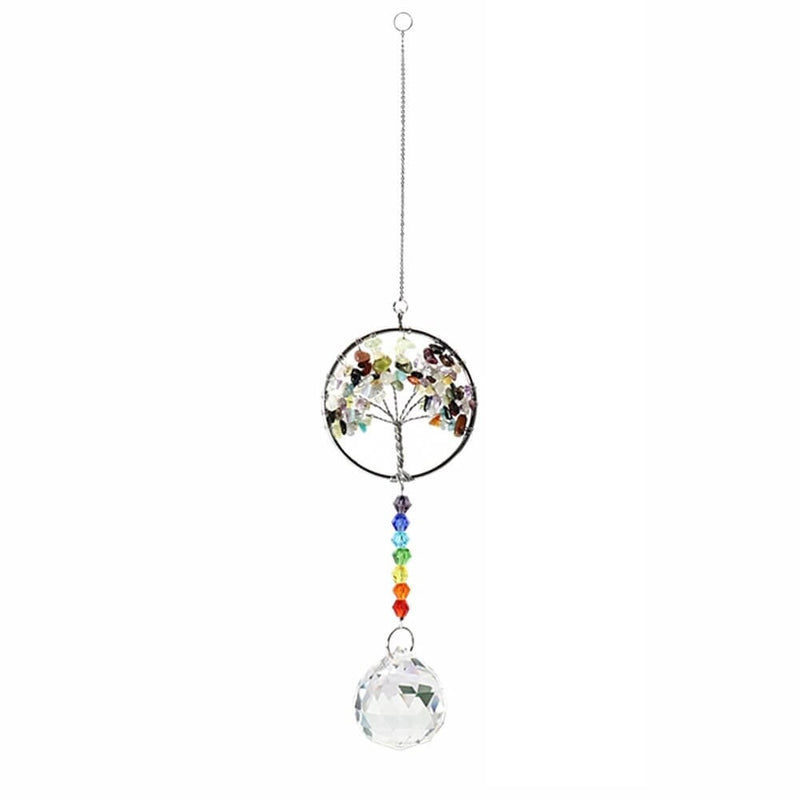 Cristal De L'Arbre De Vie Attrape-Soleil