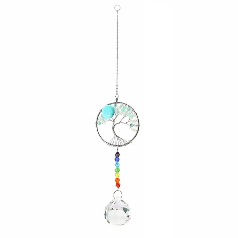 Cristal De L'Arbre De Vie Attrape-Soleil