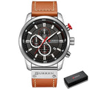 Curren Chronographe Montre-Bracelet Pour Homme