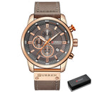 Curren Chronographe Montre-Bracelet Pour Homme