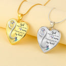 Dieu Vous A Dans Ses Bras Collier Colibri