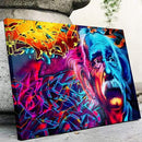 Einstein Graffiti Canvass Art Mural