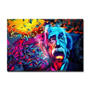 Einstein Graffiti Canvass Art Mural