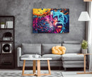 Einstein Graffiti Canvass Art Mural