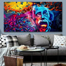 Einstein Graffiti Canvass Art Mural