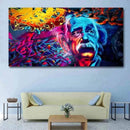 Einstein Graffiti Canvass Art Mural