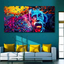Einstein Graffiti Canvass Art Mural