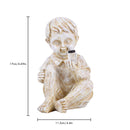 Enfants Avec Lucioles Solaires Statues De Jardin