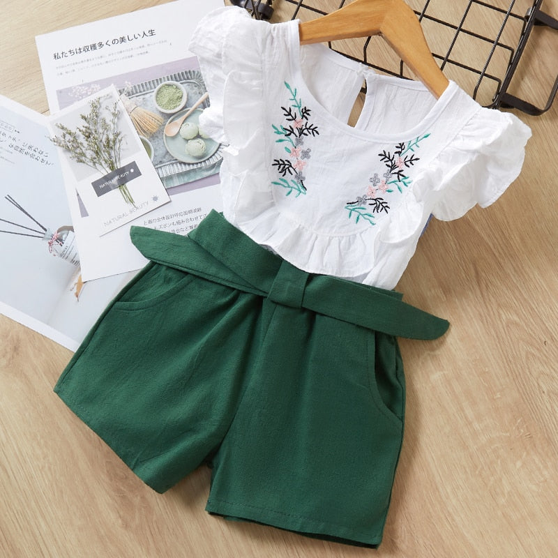 Ensemble Chemise Et Short Pour Enfants