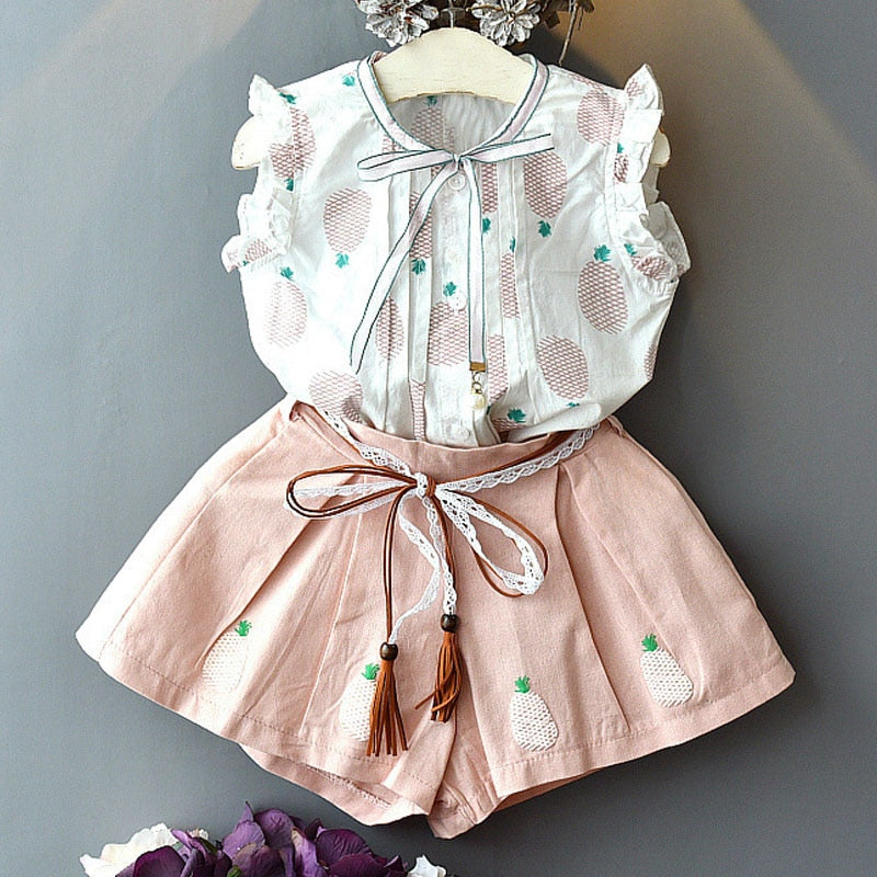 Ensemble Chemise Et Short Pour Enfants