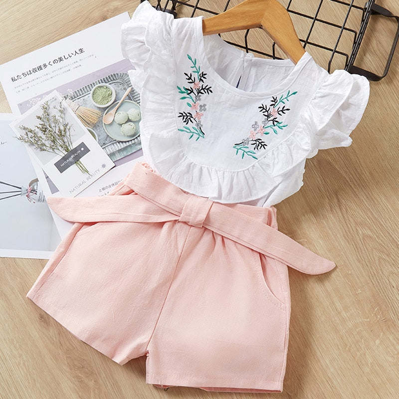 Ensemble Chemise Et Short Pour Enfants