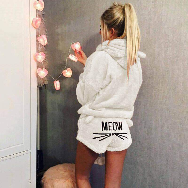 Ensemble Pyjama Chat Warm Meow