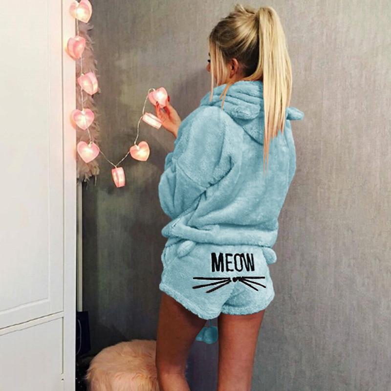 Ensemble Pyjama Chat Warm Meow