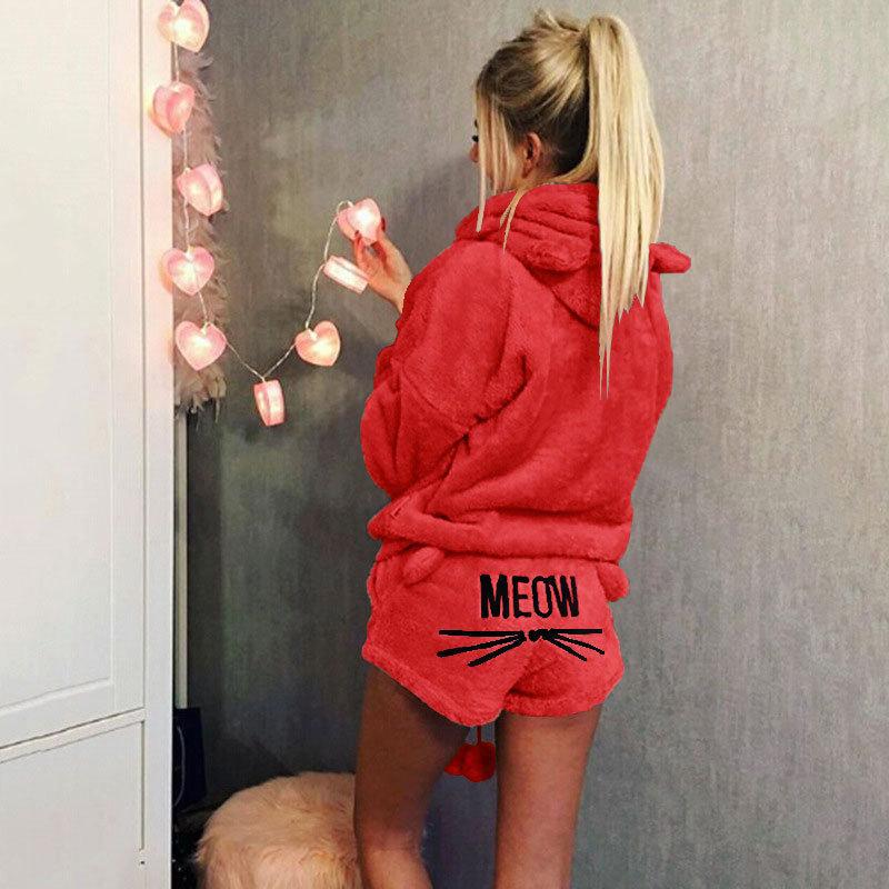 Ensemble Pyjama Chat Warm Meow