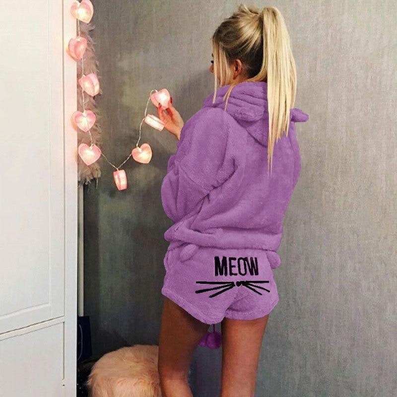 Ensemble Pyjama Chat Warm Meow
