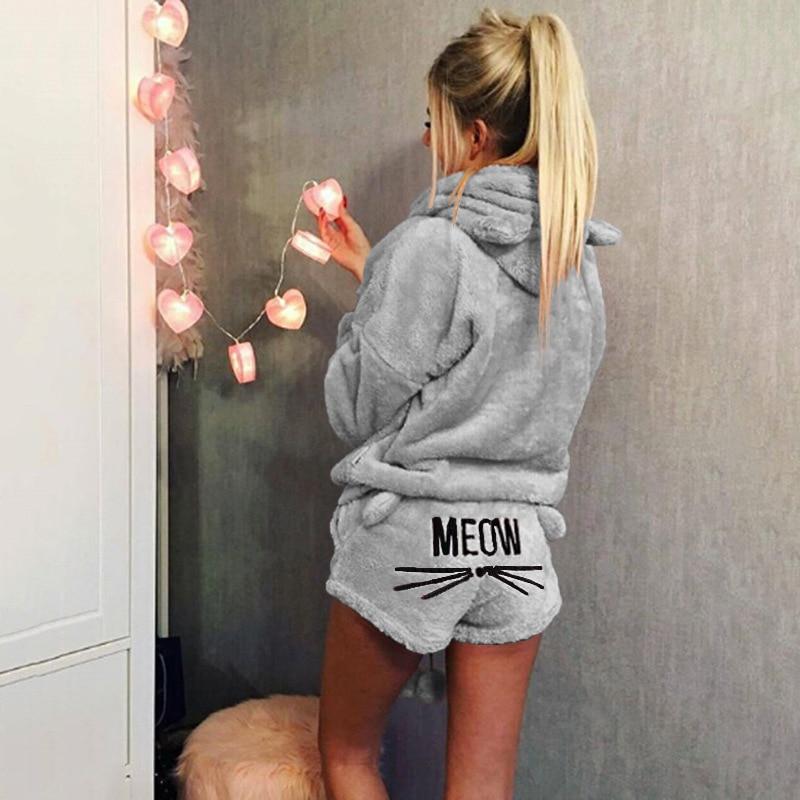 Ensemble Pyjama Chat Warm Meow