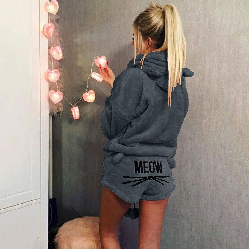 Ensemble Pyjama Chat Warm Meow