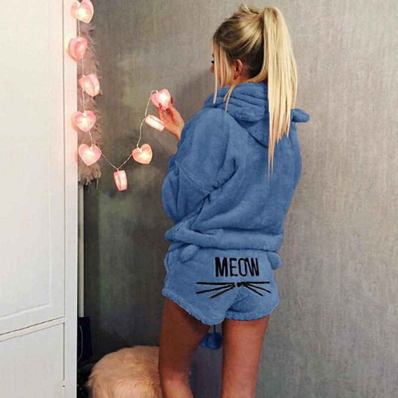 Ensemble Pyjama Chat Warm Meow