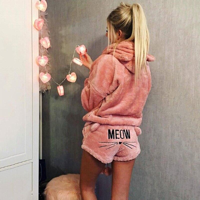 Ensemble Pyjama Chat Warm Meow