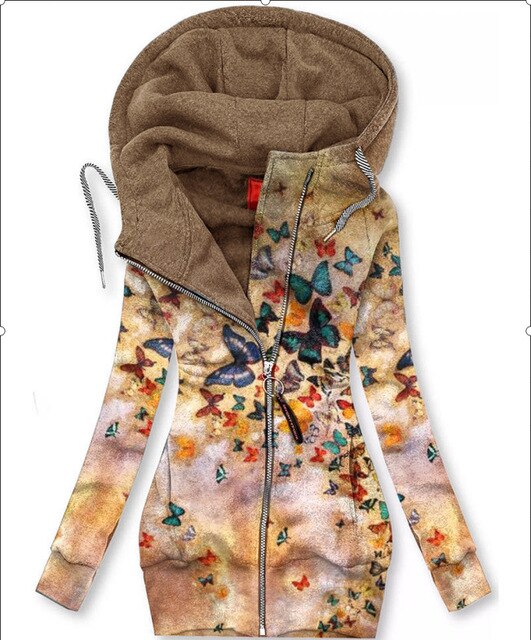 Femmes Sweat-Shirt Art Papillon