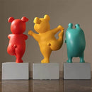 Figurine Bouledogue Yoga