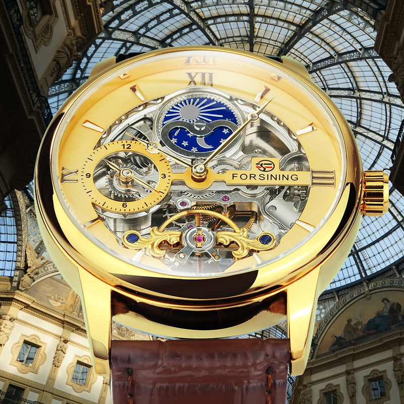 Forsining - Montre Squelette Pour Hommes